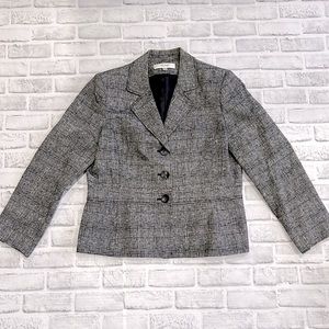 Jones Studio Separates Formal Jacket/Blazer - Size 14 - black and white